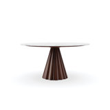 Caracole Classic Round Stone Dining Table
