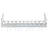 Wall Mounted Silver Pot Rack