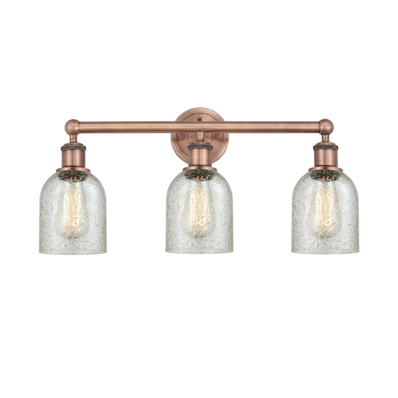 Reiko 3 - Light Dimmable Vanity Light, Mica, Antique Copper