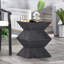 Table d'appoint d'extérieur en béton léger