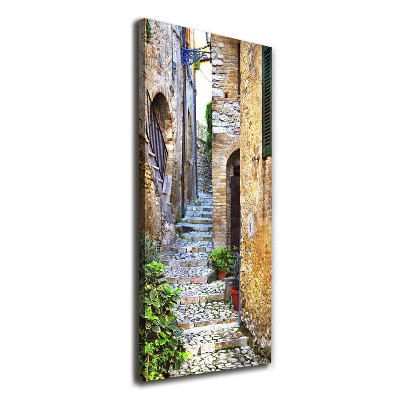Italian Streets - Wrapped Canvas Print