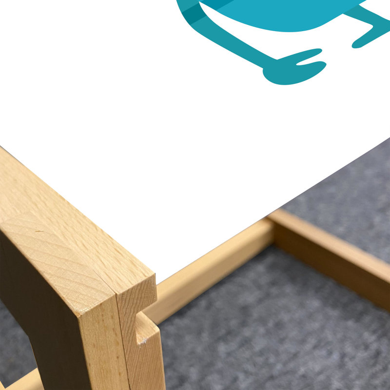 Sarai Trestle Coffee Table, 40cm H x 91cm W x 62cm D