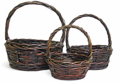 Gracie Oaks Wicker Box, 13.5" H x 12.5" W x 12.5" D