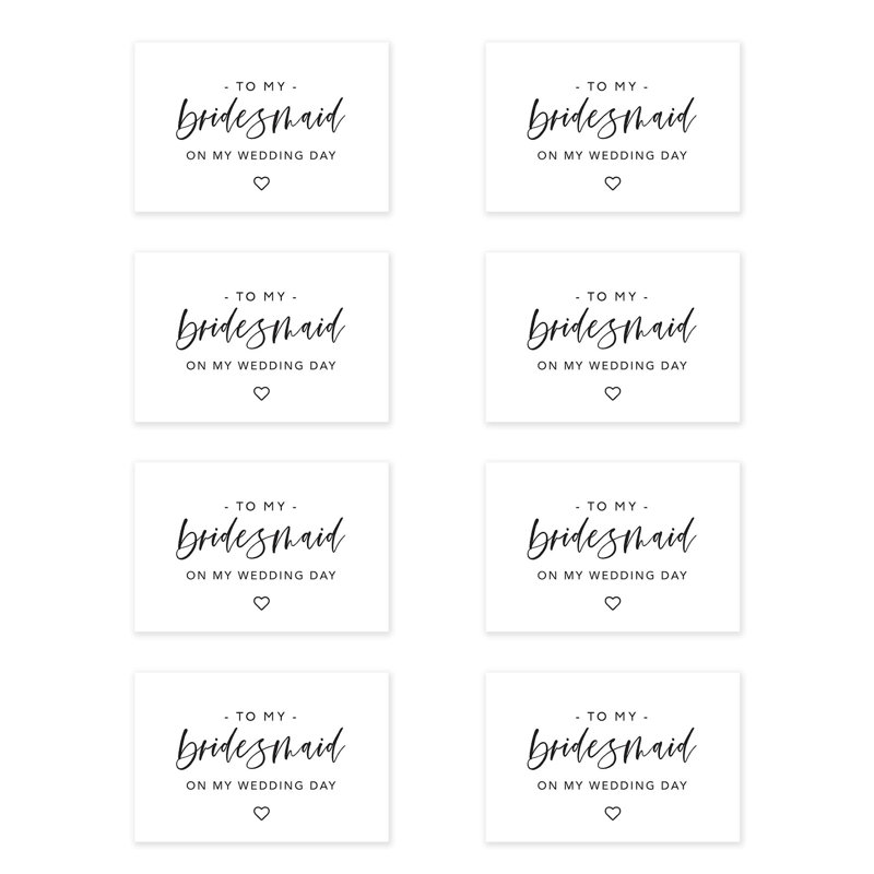 Ensemble de cartes-cadeaux de mariage avec enveloppes