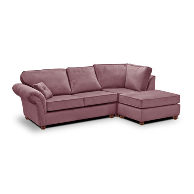 Lila 4 Seater Velvet Corner Sofa 