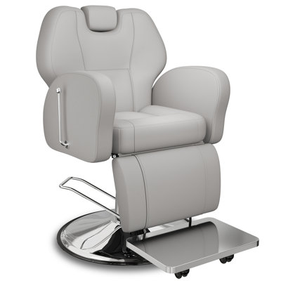 Faux Leather Drafting Chair