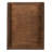 2-Drawer File Cabinet In Solid Acacia Wood With Brass Base