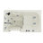 Santa Fe 52.75'' x 26.4'' Whirlpool Fiberglass Bathtub with Faucet-17694292-17694293