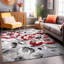 Tapis gris / rouge Rooshi-33381136