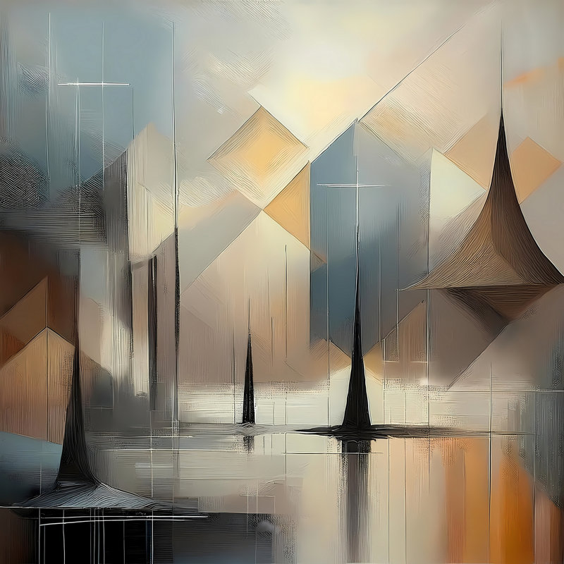 Casting Shadows, 30" H x 30" W