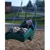 Kidstuff Playsystems, Inc. Green Two Person Glider with Chains