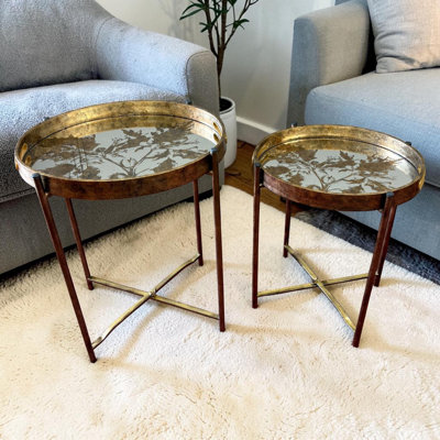 Bentlie Tray Top Side Table Set