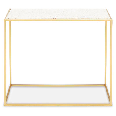 Aanik 90cm Stone Top Console Table