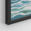 «Tranquil Ocean Waves Stylized Sea Illustration Calming Blue Watercolor Modern Minimalist» sur papier-98266942-98266944