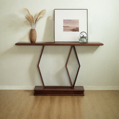 Nordic style diamond-shaped console table
