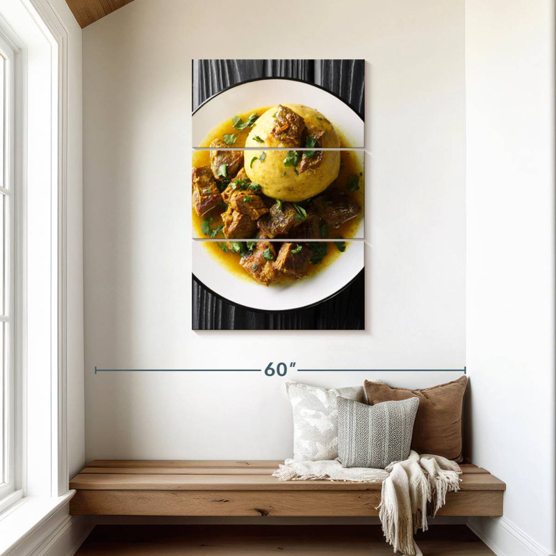Yarlin Puerto Rican Mofongo, 45" H x 28" W