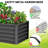 Galvanized Steel Raised Garden Bed Kit – Heavy-Duty 6x3x1.5FT Rectangular Outdoor Planter Box for Vegetables, Flowers, Herbs (Gray, 2-Pack)-1925343716-1925343707-1925343704