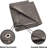 EighteenTek Black Polypropylene Flooring for Gazebo and Pergola-72545073