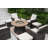 Areefa 8 - Person Wicker Patio Dining Set with Round Table , Cushions Included