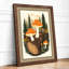 Woodland Mushrooms Botanical - Framed Print-1243004486-1243004487