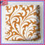 Couvre-lit blanc matelassé à motif damassé floral toutes tailles-130658785