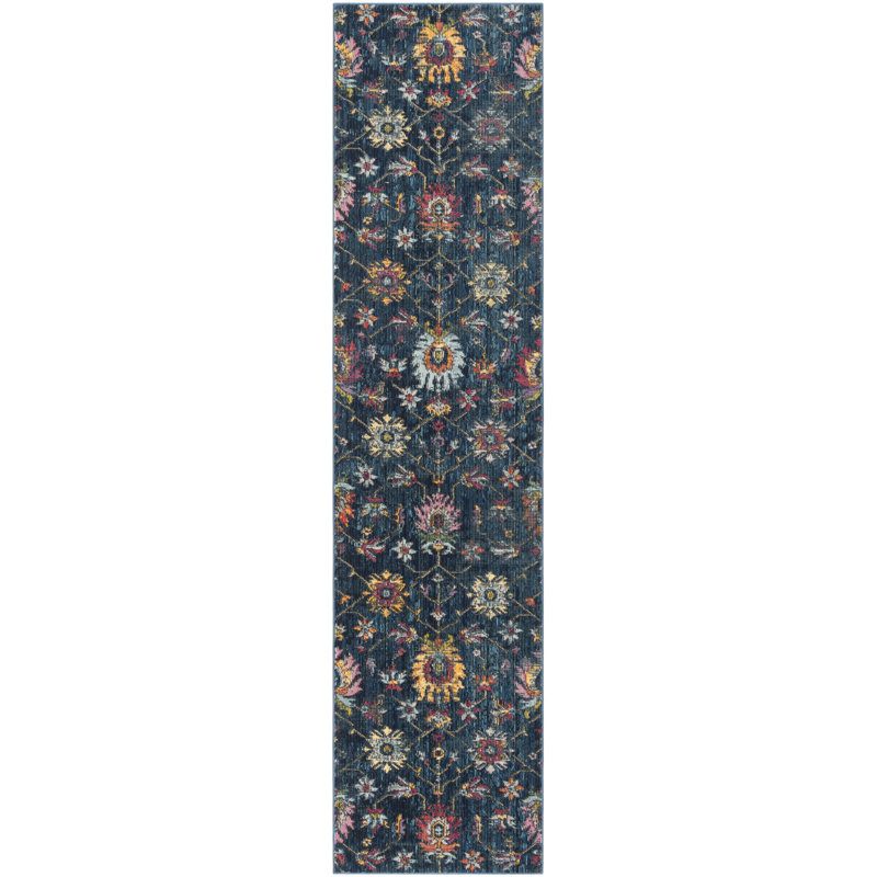 Machado Oriental Hand Hooked Area Rug, Runner 61 x 244 cm