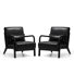 Fauteuil en cuir Jabarius