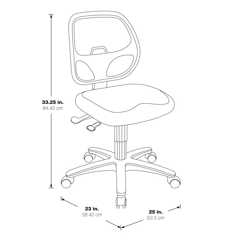 ProGrid Polyester Blend Task Chair, Included