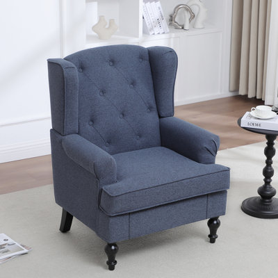 Fauteuil à oreilles Upholsterd