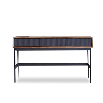 Ultra-Slim Luxury Minimalist Modern Entryway  Solid Wood Console Table