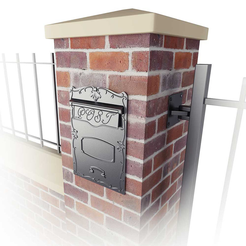 Kingsbury Aluminum Wall Mounted Mailbox
