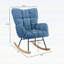 Chaise berçante ergonomique et capitonnée
