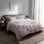 Ensemble de literie 3 pièces pour adolescent Sparkle - Ensemble de housse de couette et coussin décoratif Shimmer