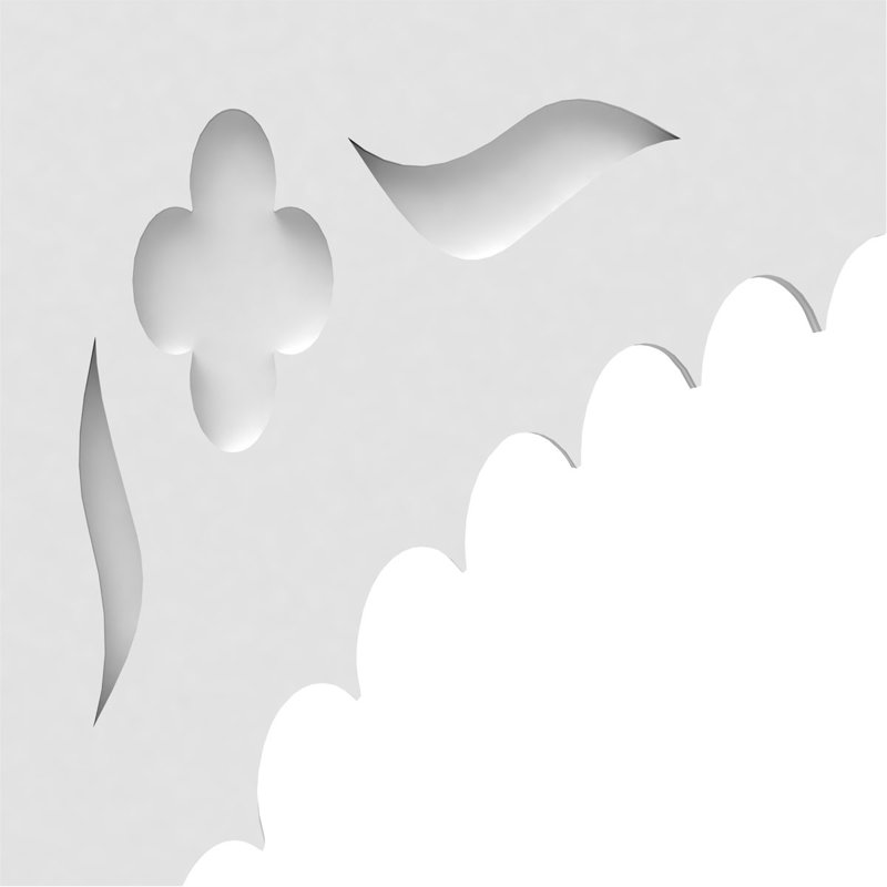 Corbeau en PVC de qualité architecturale Wellington, H 22 po x l 22 po x P 1,875 po