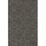 Damask Area Rug in Charcoal