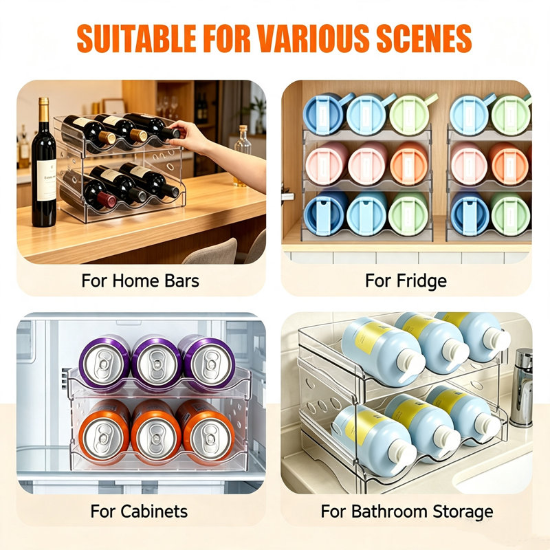 Detachable Layered Bottle Storage Organizer