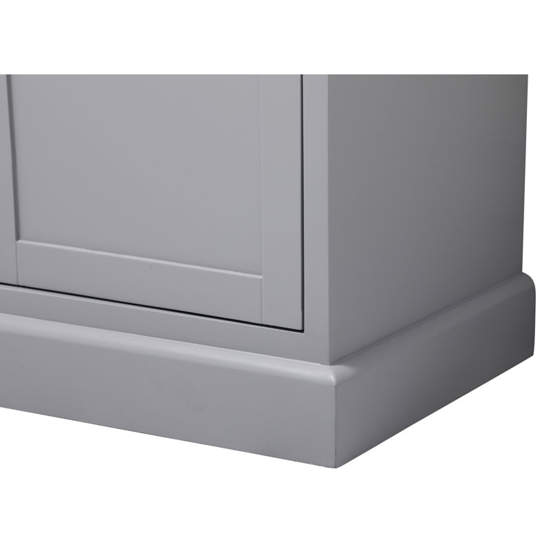 Ensemble de meuble-lavabo simple 18 po Ameriah, gris