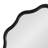 Solid Wood Scalloped Mirror-613664492