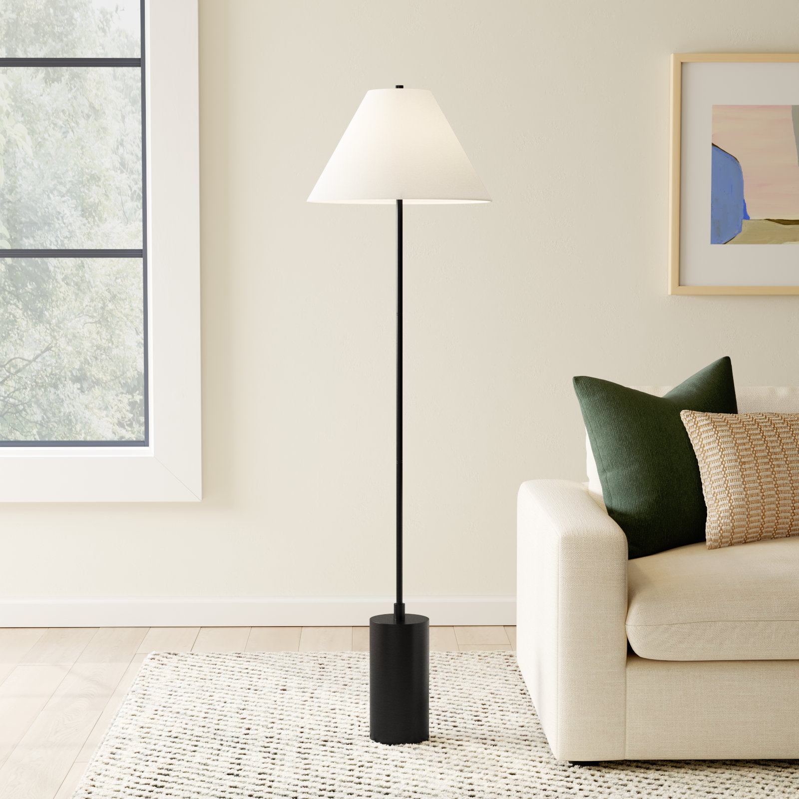 Greenbury 64'' Floor Lamp, Blackened Bronze