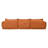 Boneless Comfortable Modern Chenille Sofa, High-density Foam Seating, No Assembly Required