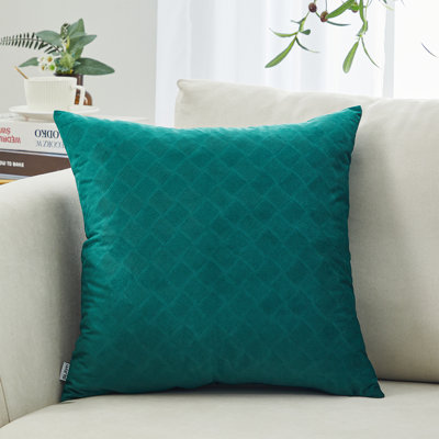 Coussin Velvet Checkered