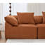 Canapé modulaire en forme de L de 142 po, sans assemblage, canapé 5 pièces, canapé-lit convertible, canapé entièrement compressé, canapé-lit à combinaison 5 places, chenille-2077319248
