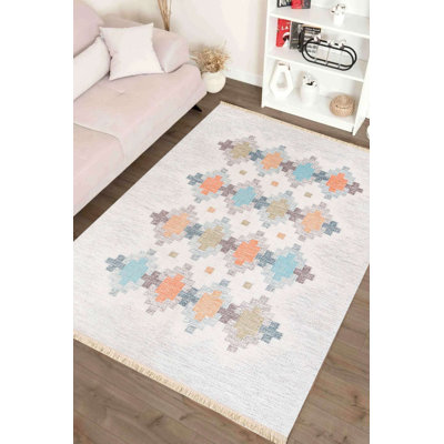 Tapis blanc Diamond