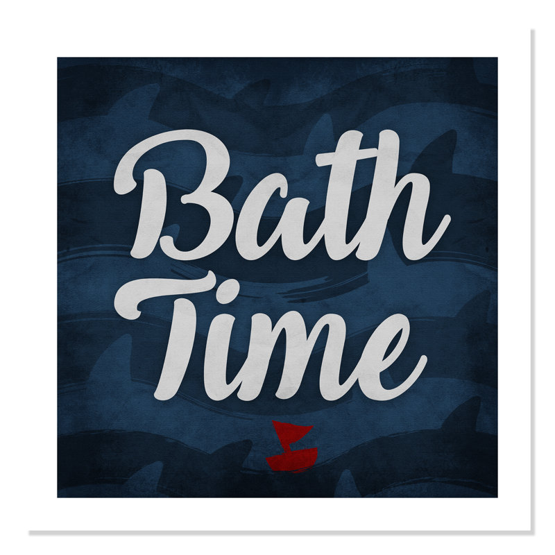 Impression sur papier roulée «Bath Time», H 31 po x l 31 po x P 1 po