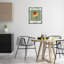 Art mural rétro sur toile flottante, rigatoni sur fourche, design par Véronique Charron-823578066-823578070