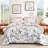7 Piece Flower Comforter Set with Sheets, Pillowcases & Pillow Shams-130000750-130000741