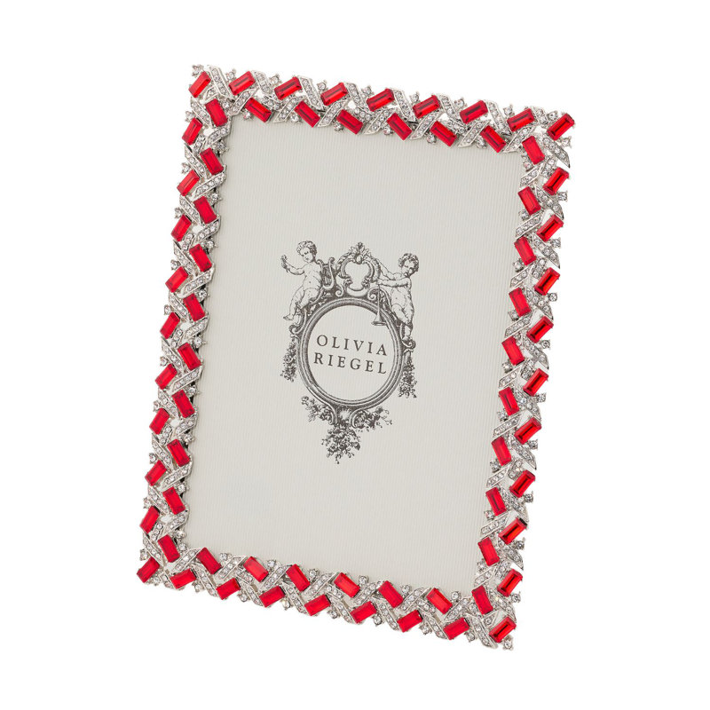 Silver Hamilton Picture Frame, Ruby