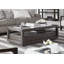 Table basse avec tablette et plancher Santiago