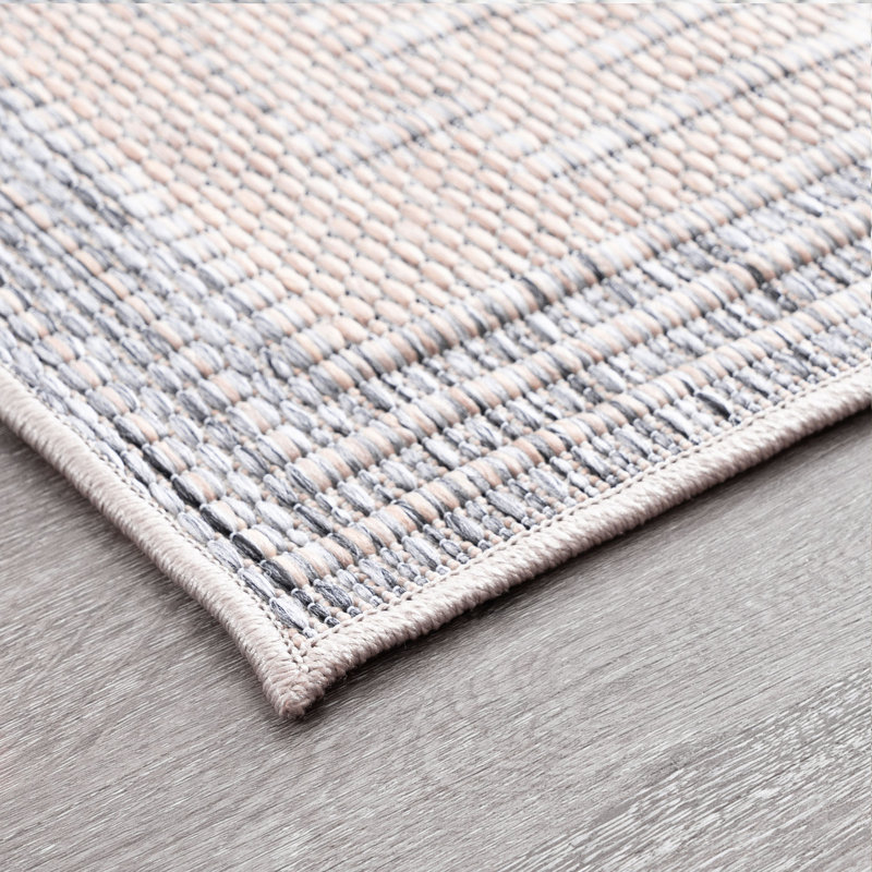 Tapis rayé intérieur / extérieur, Rectangulaire 2 pi x 3 pi