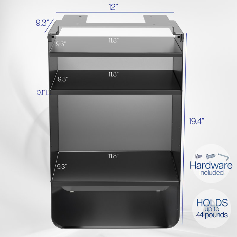 Armoire de rangement noire Vivo